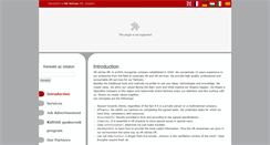 Desktop Screenshot of hradvise.hu